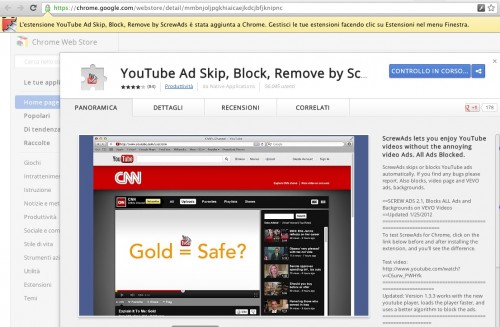 youtube screwer su chrome web store