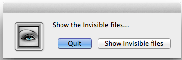 show hide invisible files