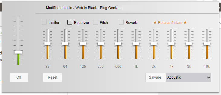 Chrome, streaming e audio basso: ecco una soluzione | Web In Black